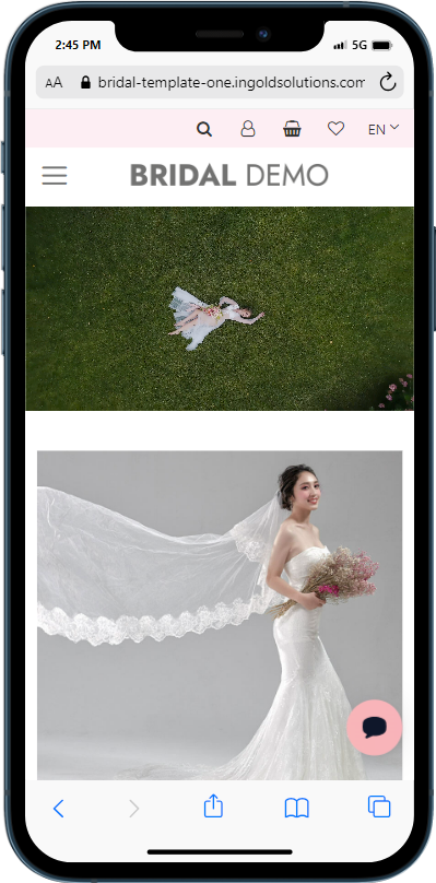 Magento Bridal Template Development - Bridal Commerce
