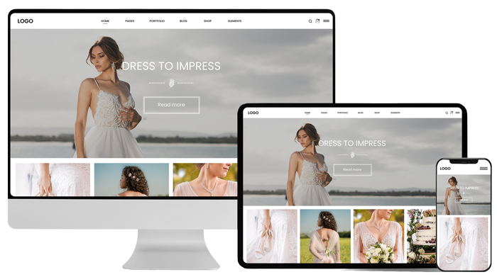 Bridal Store Website Design and Development