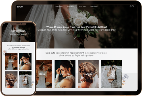 Bridal Commerce | Online Shop Overview